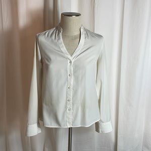 EXPRESS all white long sleeve top